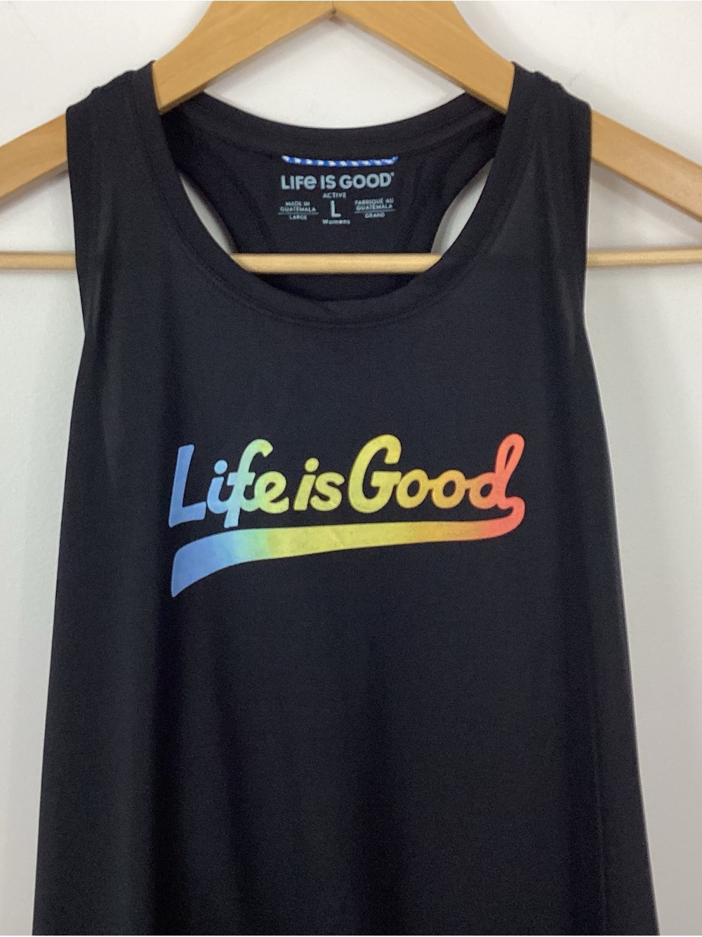 Life Is Good Ballyard Script Active Tank Top Size Large - Picture 3 of 10